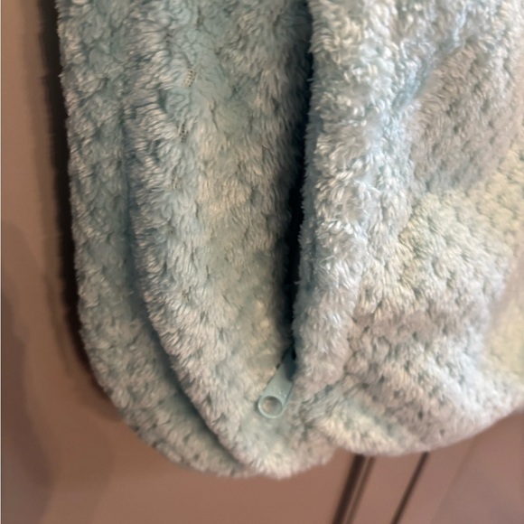 Columbia Women's light blue Fire Side Sherpa 1/4 Zip S - Picture 5 of 6